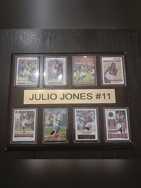 Football #11 Julio Jones Trading Card 12x15 Plaque NFL ATLANTA FALCONS